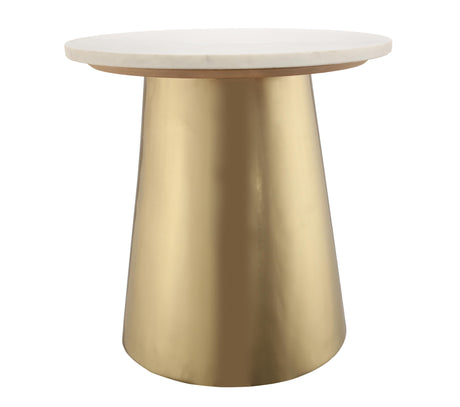 Bleeker Marble Side Table by TOV Furniture at Eve Furniture