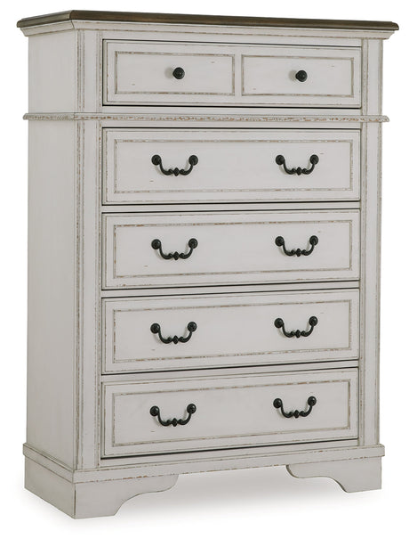 Blendon Two-tone Chest of Drawers by Ashley at Eve Furniture