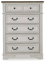 Blendon Two-tone Chest of Drawers by Ashley at Eve Furniture