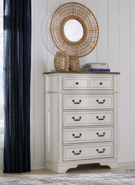 Blendon Two-tone Chest of Drawers by Ashley at Eve Furniture