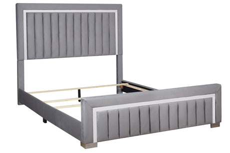 Bliss Gray Full Bed by Happy Homes at Eve Furniture