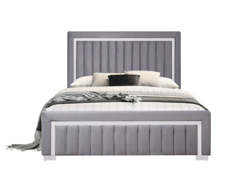 Bliss Gray Full Bed by Happy Homes at Eve Furniture