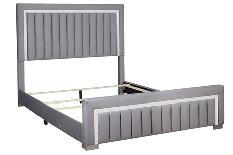 Bliss Gray Twin Bed by Happy Homes at Eve Furniture