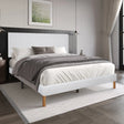 Bliss White Full Platform Bed by Happy Homes at Eve Furniture