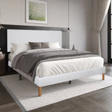 Bliss White Full Platform Bed by Happy Homes at Eve Furniture