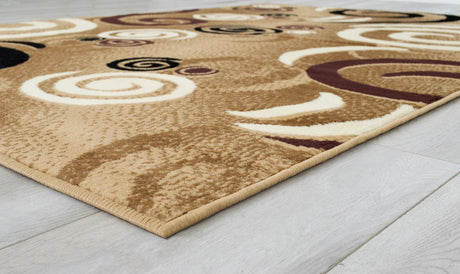 Blitar Brown Area Rug by Furniture of America at Eve Furniture