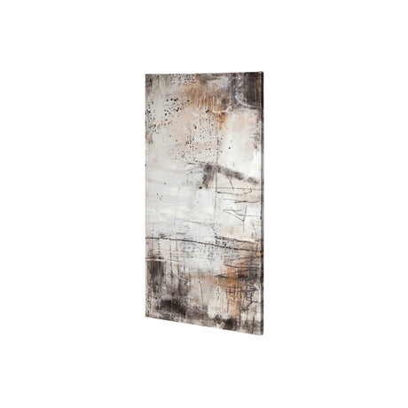 Blk Wht Bronze I by Jennifer Goldberger a Hand Embellished Textured Canvas by Mercana at Eve Furniture