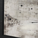 Blk Wht Bronze I by Jennifer Goldberger a Hand Embellished Textured Framed Canvas by Mercana at Eve Furniture