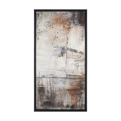 Blk Wht Bronze I by Jennifer Goldberger a Hand Embellished Textured Framed Canvas by Mercana at Eve Furniture