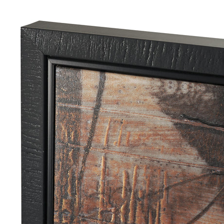 Blk Wht Bronze II by Jennifer Goldberger a Hand Embellished Textured Framed Canvas by Mercana at Eve Furniture