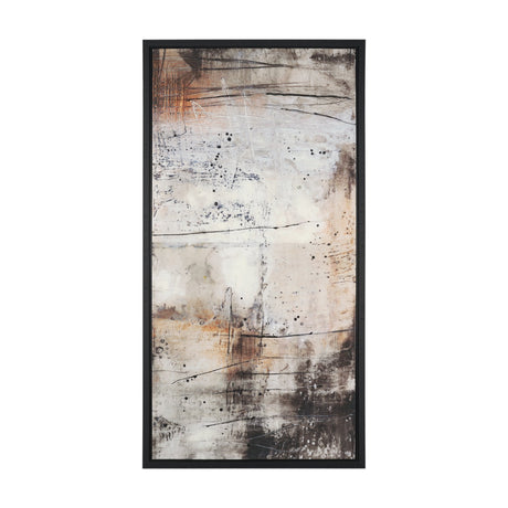 Blk Wht Bronze II by Jennifer Goldberger a Hand Embellished Textured Framed Canvas by Mercana at Eve Furniture