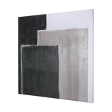 Block I by Mercana Studio a Hand Embellished Textured Canvas by Mercana at Eve Furniture