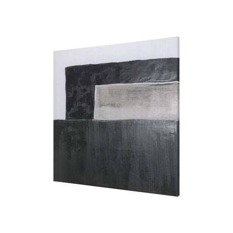 Block II by Mercana Studio a Hand Embellished Textured Canvas by Mercana at Eve Furniture
