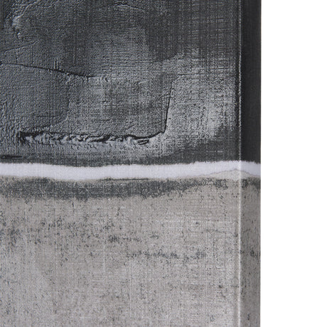 Block II by Mercana Studio a Hand Embellished Textured Canvas by Mercana at Eve Furniture