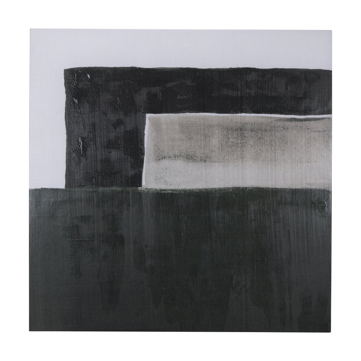 Block II by Mercana Studio a Hand Embellished Textured Canvas by Mercana at Eve Furniture
