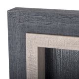 Blocks I by Mercana Studio a Hand Embellished Textured Framed Art Print by Mercana at Eve Furniture