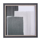 Blocks I by Mercana Studio a Hand Embellished Textured Framed Art Print by Mercana at Eve Furniture