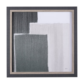 Blocks I by Mercana Studio a Hand Embellished Textured Framed Art Print by Mercana at Eve Furniture