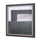 Blocks II by Mercana Studio a Hand Embellished Textured Framed Art Print by Mercana at Eve Furniture