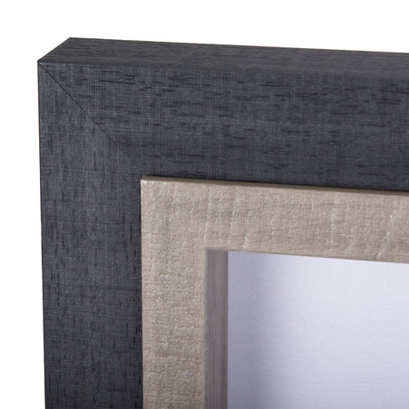 Blocks II by Mercana Studio a Hand Embellished Textured Framed Art Print by Mercana at Eve Furniture