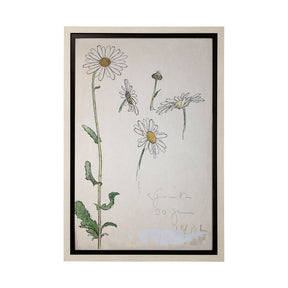 Blom Ritning by John Bauer a Hand Embellished Textured Framed Art Print Matted under Glass by Mercana at Eve Furniture