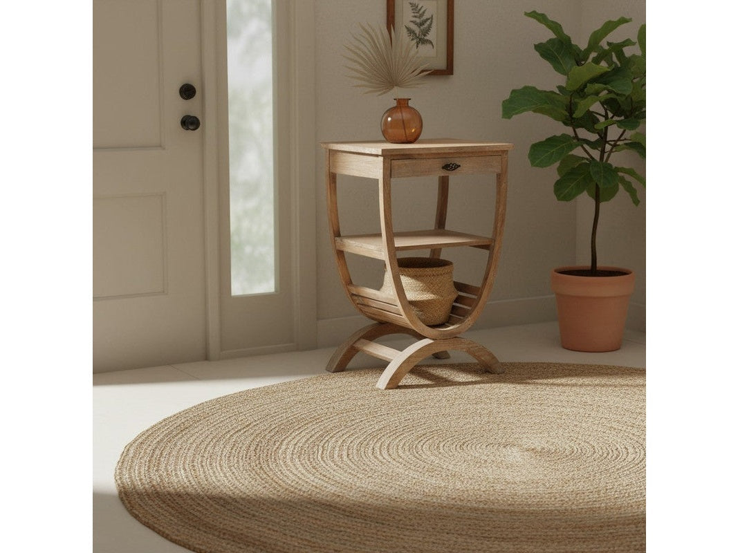 Blondelle Brown Accent Table by Crestview at Eve Furniture