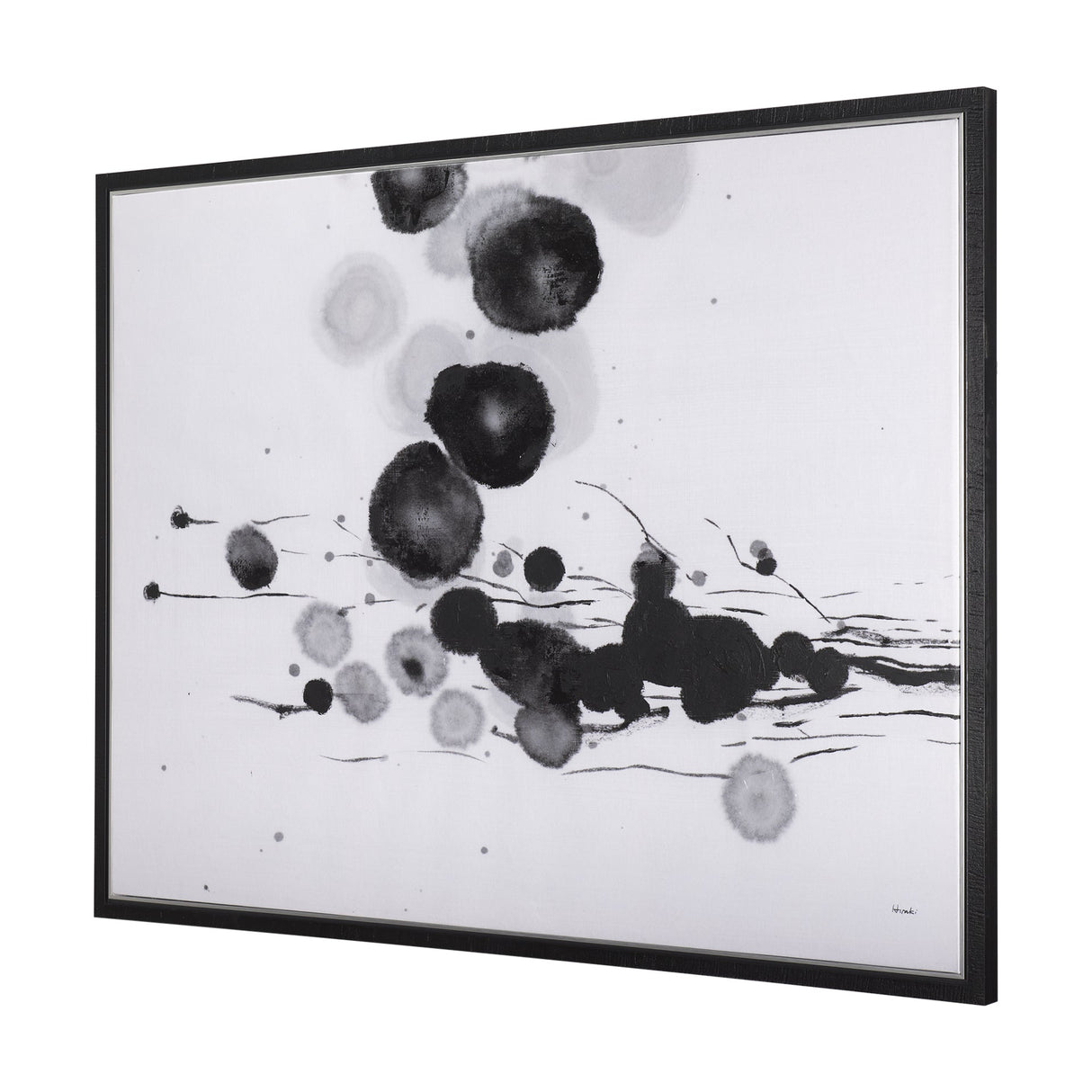 Blooming by Mercana Studio a Hand Embellished Textured Framed Canvas by Mercana at Eve Furniture