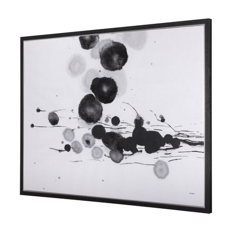 Blooming by Mercana Studio a Hand Embellished Textured Framed Canvas by Mercana at Eve Furniture