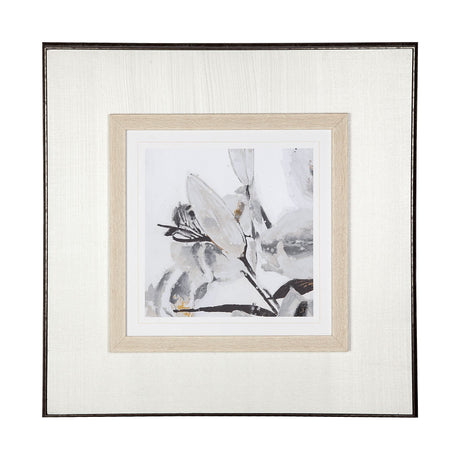 Blooming Opalescent I by Mercana Studio Hand Embellished Textured Framed Art Print Matted under Glas by Mercana at Eve Furniture