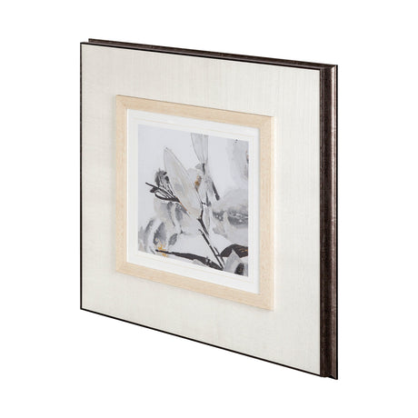 Blooming Opalescent I by Mercana Studio Hand Embellished Textured Framed Art Print Matted under Glas by Mercana at Eve Furniture
