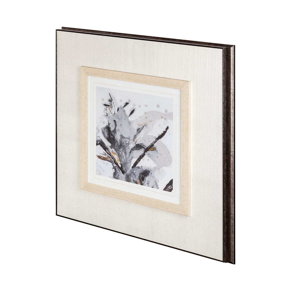 Blooming Opalescent II by Mercana Studio Hand Embellished Framed Art Print Matted under Glass by Mercana at Eve Furniture