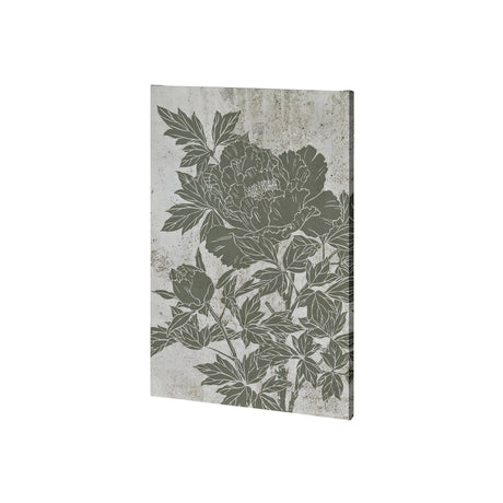 Blooming Peony II by Mercana Studio a Hand Embellished Textured Canvas by Mercana at Eve Furniture