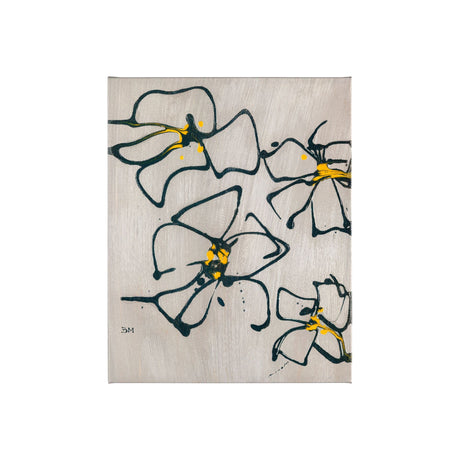 Blossom I by Mercana Studio a Hand Embellished Textured Canvas by Mercana at Eve Furniture