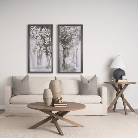 Blossoming Tree II by Mercana Studio a Hand Embellished Textured Framed Art Print by Mercana at Eve Furniture
