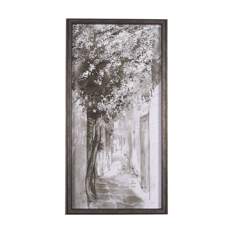 Blossoming Tree II by Mercana Studio a Hand Embellished Textured Framed Art Print by Mercana at Eve Furniture