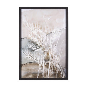 Blowing Grass I by Mercana Studio a Hand Embellished Textured Framed Art Print by Mercana at Eve Furniture