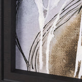 Blowing Grass II by Mercana Studio a Hand Embellished Textured Framed Art Print by Mercana at Eve Furniture