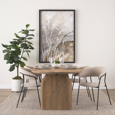 Blowing Grass II by Mercana Studio a Hand Embellished Textured Framed Art Print by Mercana at Eve Furniture