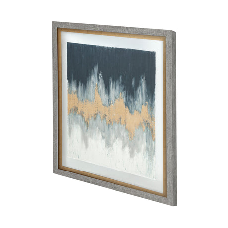 Blue Beat by Studio M a handmade Original Framed Artwork under Glass by Mercana at Eve Furniture