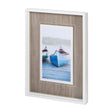 Blue Canoe MMC-0062 by Mercana Studio a Framed Photo Art Print Matted under Glass by Mercana at Eve Furniture