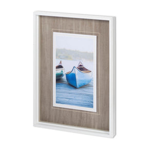 Blue Canoe MMC-0062 by Mercana Studio a Framed Photo Art Print Matted under Glass by Mercana at Eve Furniture