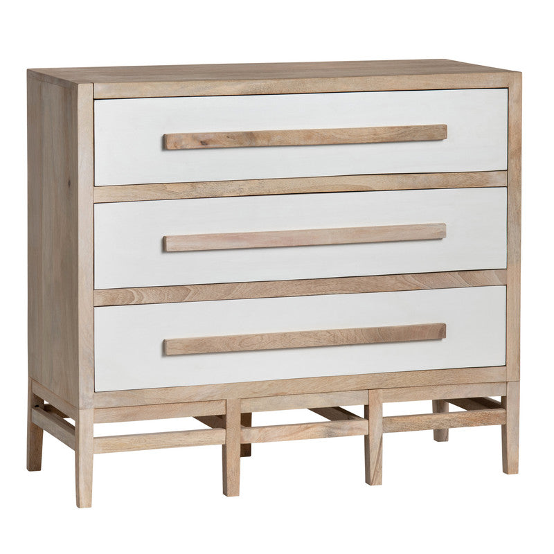 Blue Hills Brown/White Chest by Crestview at Eve Furniture