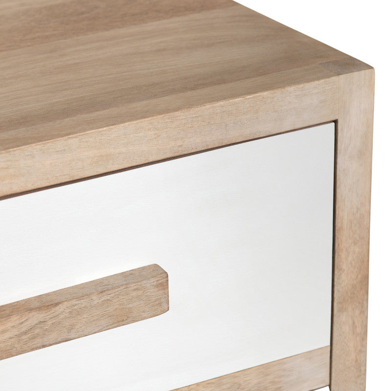 Blue Hills Brown/White Chest by Crestview at Eve Furniture