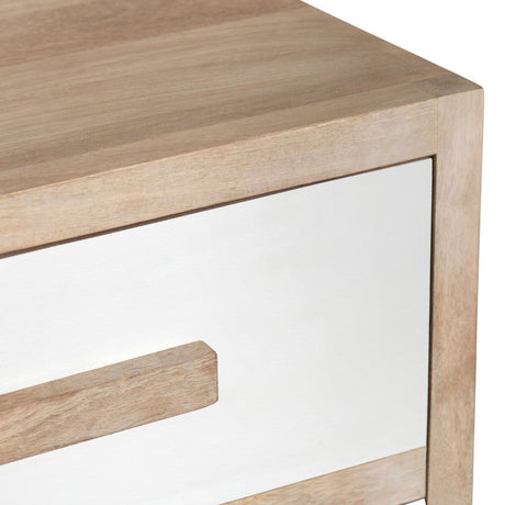 Blue Hills Brown/White Chest by Crestview at Eve Furniture