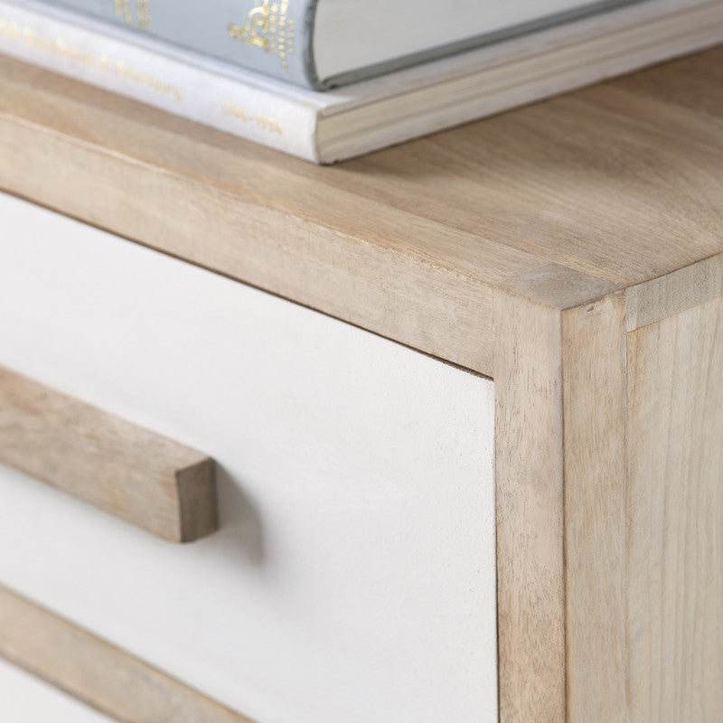 Blue Hills Brown/White Chest by Crestview at Eve Furniture