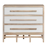Blue Hills Brown/White Chest by Crestview at Eve Furniture