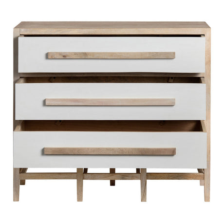 Blue Hills Brown/White Chest by Crestview at Eve Furniture