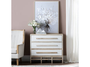 Blue Hills Brown/White Chest by Crestview at Eve Furniture