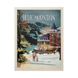 Blue Mountain by Mercana Studio a Hand Embellished Textured Framed Art Print by Mercana at Eve Furniture