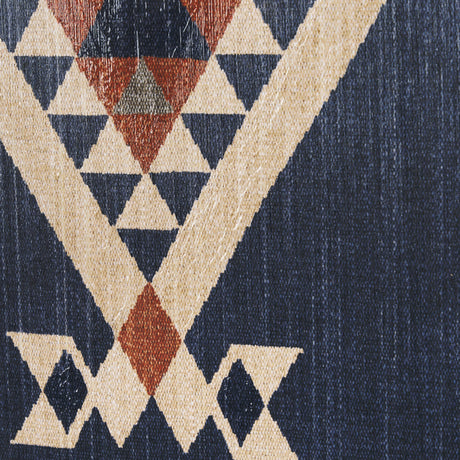Blue Tapestry I by Mercana Studio a Hand Embelished Textured Framed Art Print Matted under Glass by Mercana at Eve Furniture